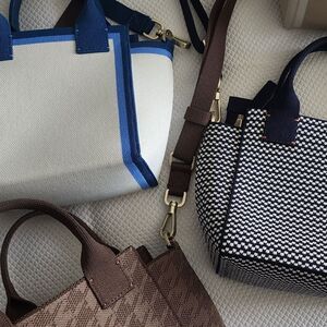 Rothy's Brown Crossbody mini Bag with Structured Shape and Adjustable Strap NWOT